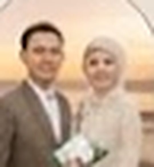Contoh undangan pernikahan digital Harmoni Taupe