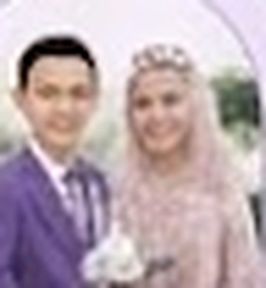 Contoh undangan pernikahan digital lilac garden