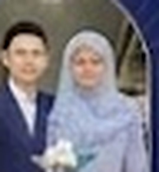 Contoh undangan pernikahan digital navy velvet